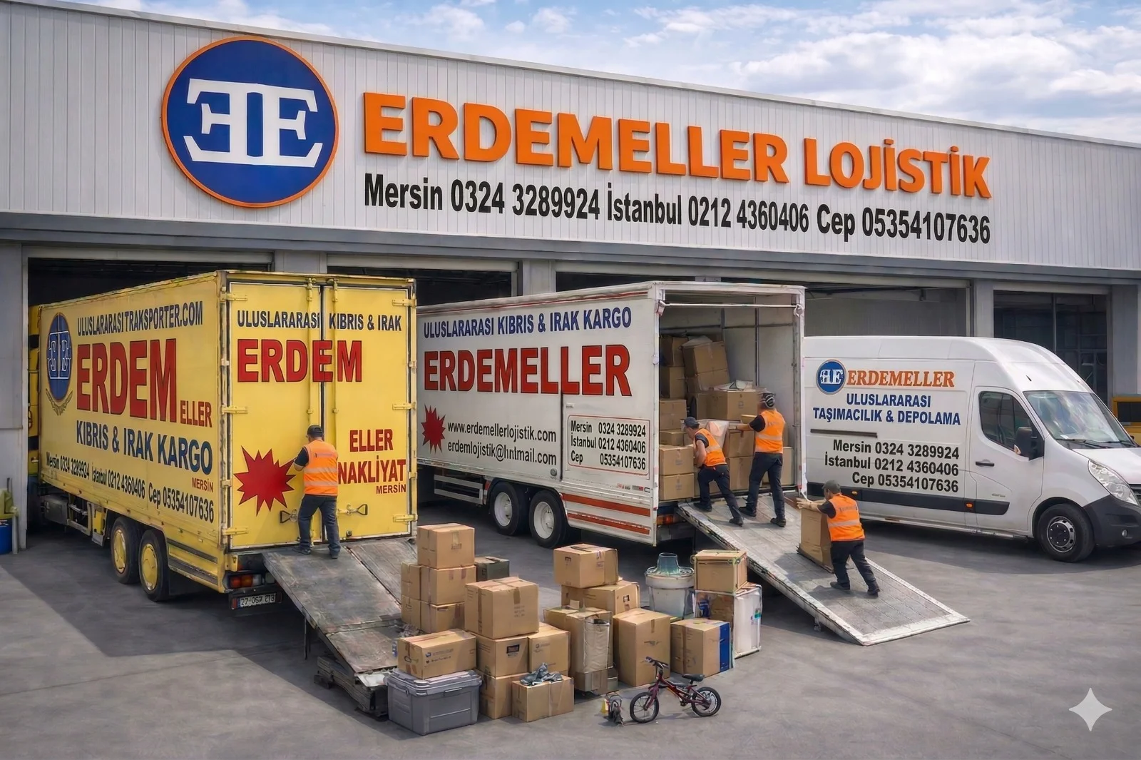 Erdemeller Lojistik yükleme ve operasyon görseli